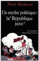 Couverture du livre « Un mythe politique ; la 