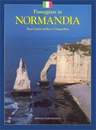 Couverture du livre « Passeggiata in Normandia » de Herve Champollion et Rene Gaudez aux éditions Ouest France
