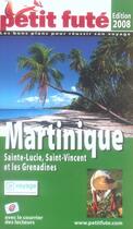 Couverture du livre « Martinique (édition 2008) » de Collectif Petit Fute aux éditions Le Petit Fute