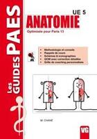 Couverture du livre « Guides paes ue 5 anatomie » de Chane M. aux éditions Vernazobres Grego