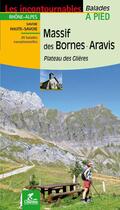 Couverture du livre « Massif bornes-aravis plateau des glieres » de Valerie Bocher aux éditions Chamina