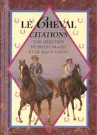 Couverture du livre « Cheval, citations » de Exley H aux éditions Exley