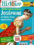 Couverture du livre « Histoire junior n 100 l'imperatrice josephine - octobre 2020 » de  aux éditions Histoire Junior