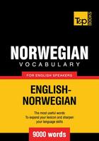 Couverture du livre « Norwegian vocabulary for English speakers - 9000 words » de Andrey Taranov aux éditions T&p Books