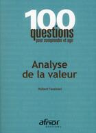 Couverture du livre « Analyse de la valeur » de Robert Tassinari aux éditions Afnor