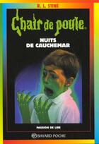 Couverture du livre « Chair de poule Tome 37 : nuits de cauchemar » de R. L. Stine aux éditions Bayard Jeunesse