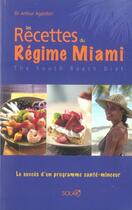 Couverture du livre « Les recettes du regime miami » de  aux éditions Solar