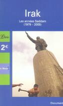 Couverture du livre « Irak - les annees saddam (1979-2005) » de  aux éditions J'ai Lu