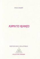 Couverture du livre « Aspects riants » de Paul Badin aux éditions Editions De L'atlantique