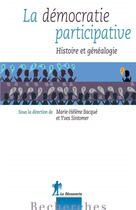 Couverture du livre « La démocratie participative » de Yves Sintomer aux éditions La Decouverte