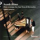 Couverture du livre « Accords intimes ; danse et musique chez Anne Theresa de Keersmaeker » de Philippe Guisgand aux éditions Pu Du Septentrion