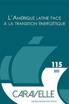 Couverture du livre « L amerique latine face a la transition energetique » de Orozco Luis aux éditions Pu Du Mirail