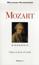Couverture du livre « Mozart » de Wolfgang Hildesheimer aux éditions Bartillat