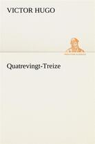 Couverture du livre « Quatrevingt-treize » de Victor Hugo aux éditions Tredition