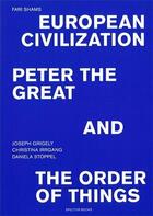 Couverture du livre « European civilization /anglais/allemand » de Shams Fari aux éditions Spector Books