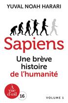 Couverture du livre « Sapiens : une brève histoire de l'humanité » de Yuval Noah Harari aux éditions A Vue D'oeil