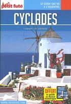 Couverture du livre « GUIDE PETIT FUTE ; CARNETS DE VOYAGE ; Cyclades (édition 2017) » de  aux éditions Le Petit Fute