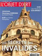 Couverture du livre « L'objet d'art n 524 les secrets des invalides juin 2016 » de  aux éditions L'objet D'art