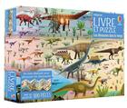 Couverture du livre « Les dinosaures dans le temps : coffret livre et puzzle » de Rachel Firth et James Gilleard aux éditions Usborne