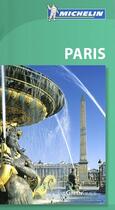 Couverture du livre « Paris Green Guide Michelin 2012-2013 » de Collectif Michelin aux éditions Michelin