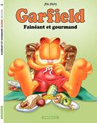 Couverture du livre « Garfield Tome 12 : fainéant et gourmand » de Jim Davis aux éditions Dargaud