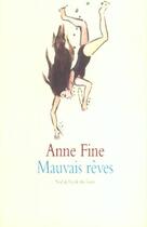 Couverture du livre « Mauvais rêves » de Anne Fine aux éditions Ecole Des Loisirs