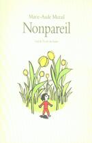 Couverture du livre « Nonpareil » de Marie-Aude Murail aux éditions Ecole Des Loisirs