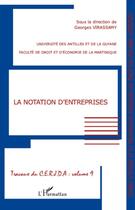 Couverture du livre « La notation d'entreprises » de Georges Virassamy aux éditions L'harmattan