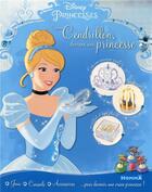 Couverture du livre « Disney Princesses : comme Cendrillon, deviens une princesse » de Florine Thonnard aux éditions Hemma