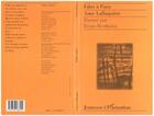 Couverture du livre « FAHRI A PARIS » de Anne Laflaquière aux éditions L'harmattan