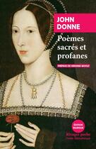 Couverture du livre « Poèmes sacrés et profanes » de John Donne aux éditions Rivages