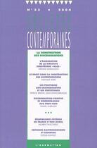 Couverture du livre « SOCIETES CONTEMPORAINES N.53 ; la construction des discriminations » de Societes Contemporaines aux éditions L'harmattan