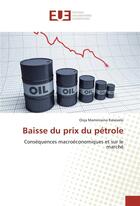 Couverture du livre « Baisse du prix du petrole » de Ralaivelo Onja aux éditions Editions Universitaires Europeennes