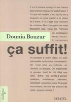 Couverture du livre « Ca suffit ! » de Dounia Bouzar aux éditions Denoel