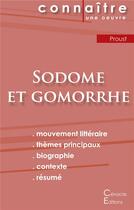 Couverture du livre « Sodome et Gomorrhe, de Marcel Proust » de  aux éditions Editions Du Cenacle