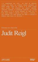 Couverture du livre « Judith Reigl, entretien avec János Gát » de Judith Reigl et Janos Gat aux éditions Manuella