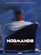 Couverture du livre « Normandie ; paquebot de légende » de  aux éditions Glenat