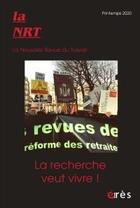 Couverture du livre « Nrt 16 - travailler dans le droit » de  aux éditions Eres