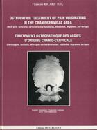 Couverture du livre « Traitement ostéopathique des algies d'origine cranio-cervicale » de Francois Ricard aux éditions De Verlaque