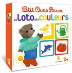 Couverture du livre « Jeu petit ours brun - le loto des couleurs » de Daniele Bour aux éditions Bayard Jeux