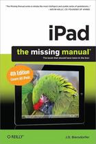 Couverture du livre « IPad: The Missing Manual » de J.D. Biersdorfer aux éditions O'reilly Media