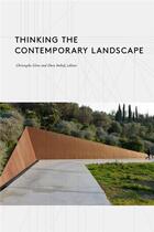 Couverture du livre « Thinking the contemporary landscape » de  aux éditions Princeton Architectural