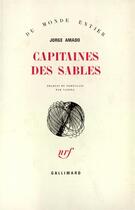 Couverture du livre « Capitaines Des Sables » de Jorge Amado aux éditions Gallimard