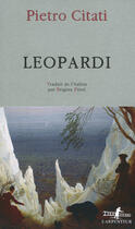 Couverture du livre « Leopardi » de Pietro Citati aux éditions Gallimard