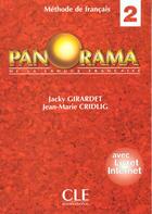 Couverture du livre « Panorama De La Langue Francaise : Methode De Francais Niv 2 - Livre De L'Eleve » de Jacky Girardet et Jean-Marie Cridlig aux éditions Cle International