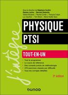 Couverture du livre « Physique tout-en-un PTSI - 3e éd. » de Damien Jurine et Stephane Cardini et Bernard Salamito et Rachel Comte et Valérie Bouland et François Crépin aux éditions Dunod