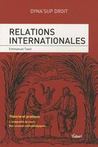 Couverture du livre « Relations internationales » de Emmanuel Tawil aux éditions Vuibert