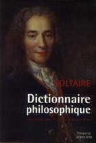 Couverture du livre « Dictionnaire philosophique » de Voltaire aux éditions Actes Sud