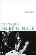 Couverture du livre « Triptyque en ré mineur » de Sonia Ristic aux éditions Intervalles