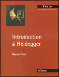 Couverture du livre « Introduction a heidegger » de Caron-Parte Maxence aux éditions Ellipses